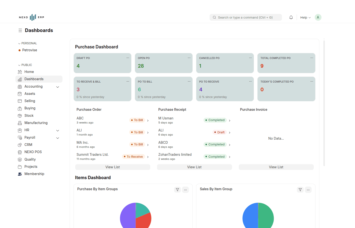 ERPNext Manufacturing Module