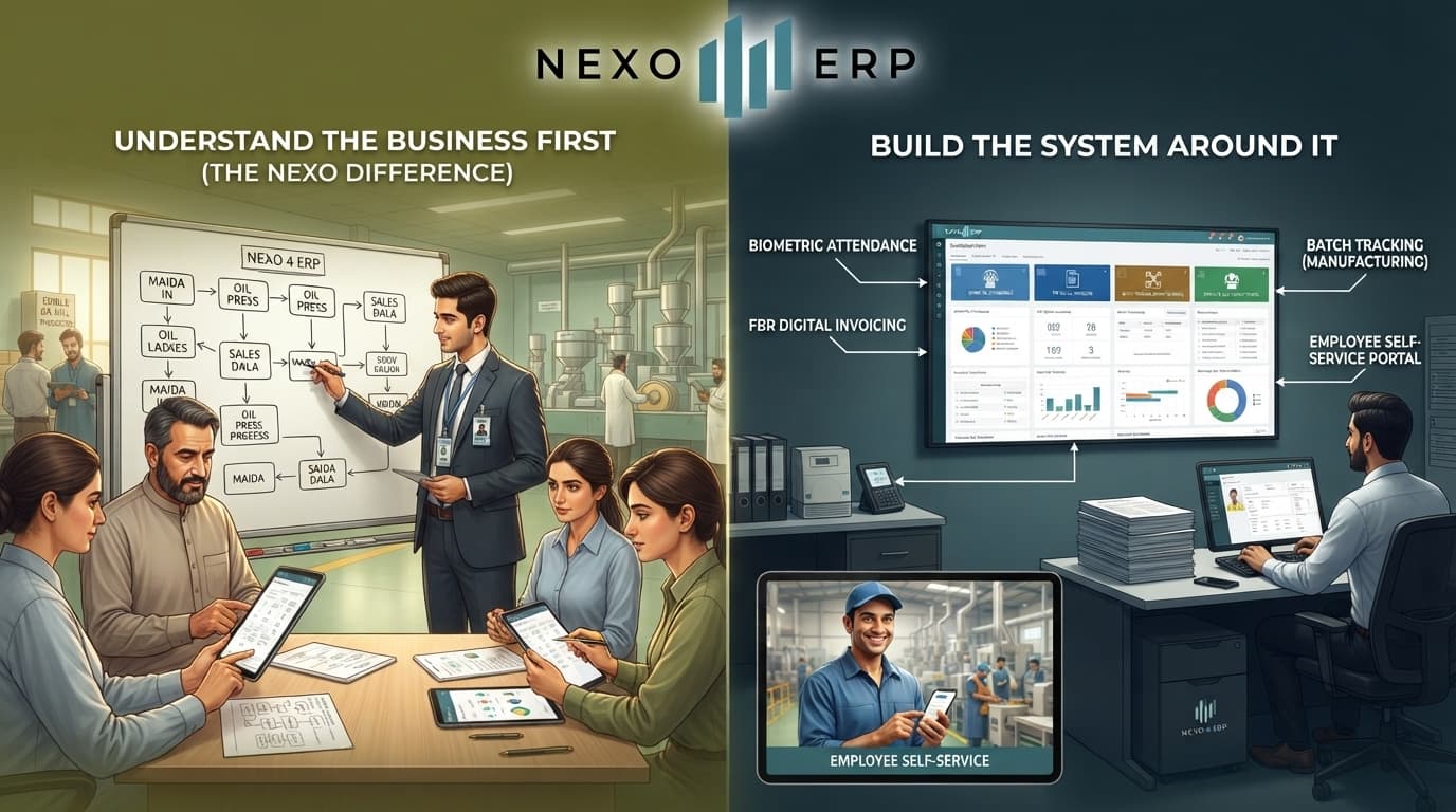 Understand the Business First and Build the System Around It - NEXO ERP